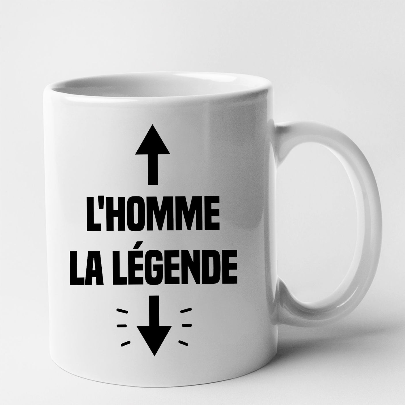 Mug L'homme la légende Blanc