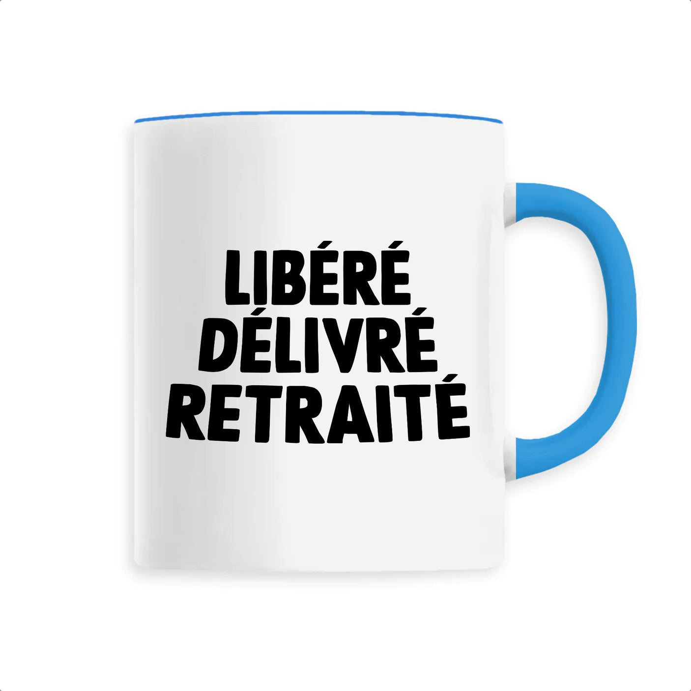 Mug Libéré délivré retraité 