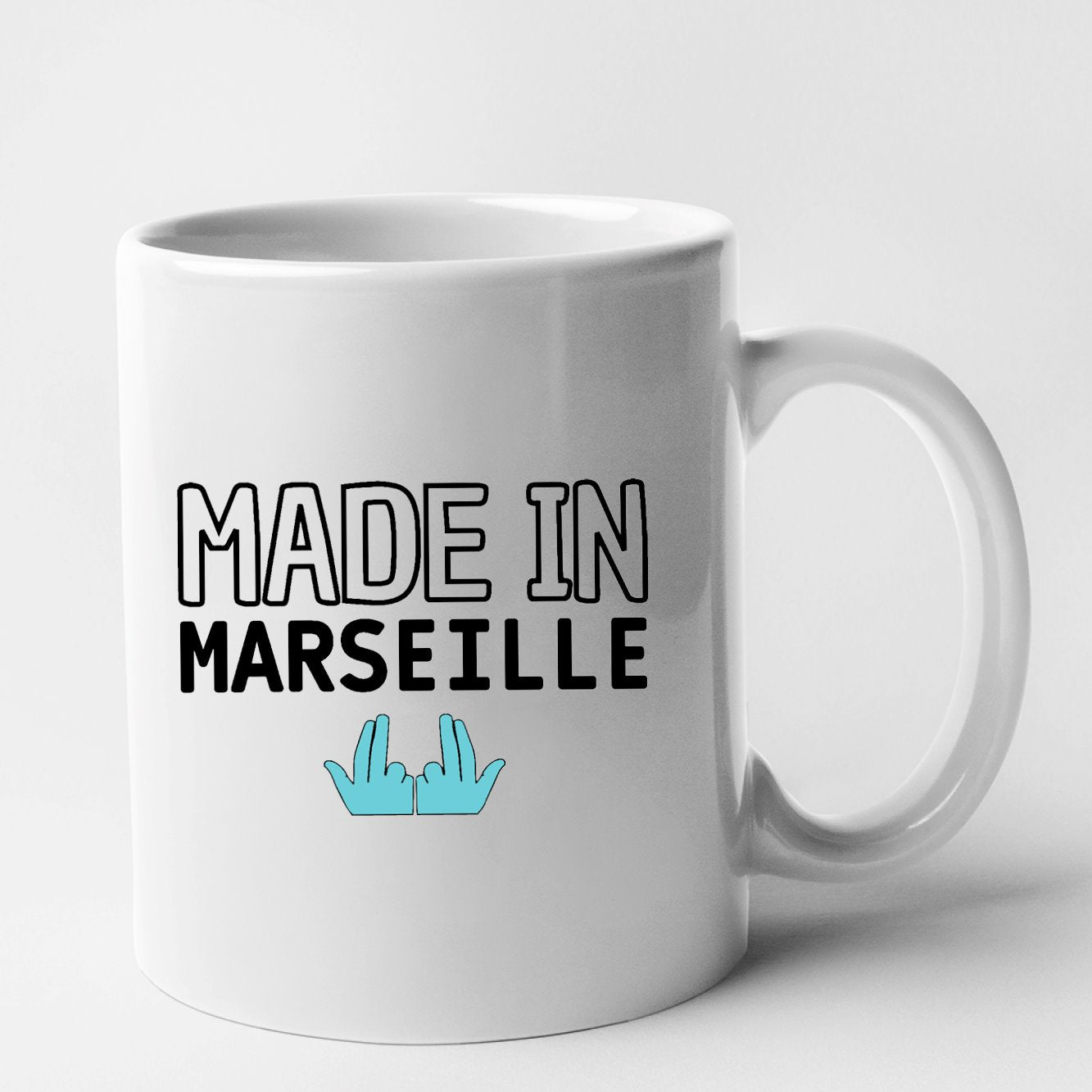 Mug Made in Marseille Blanc