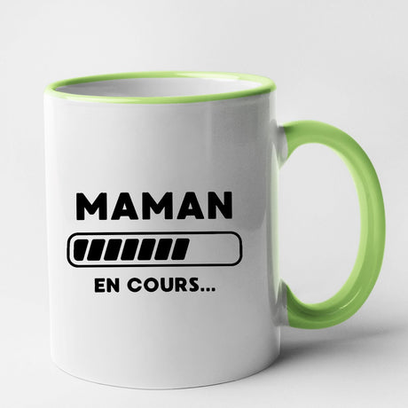 Mug Maman en cours Vert