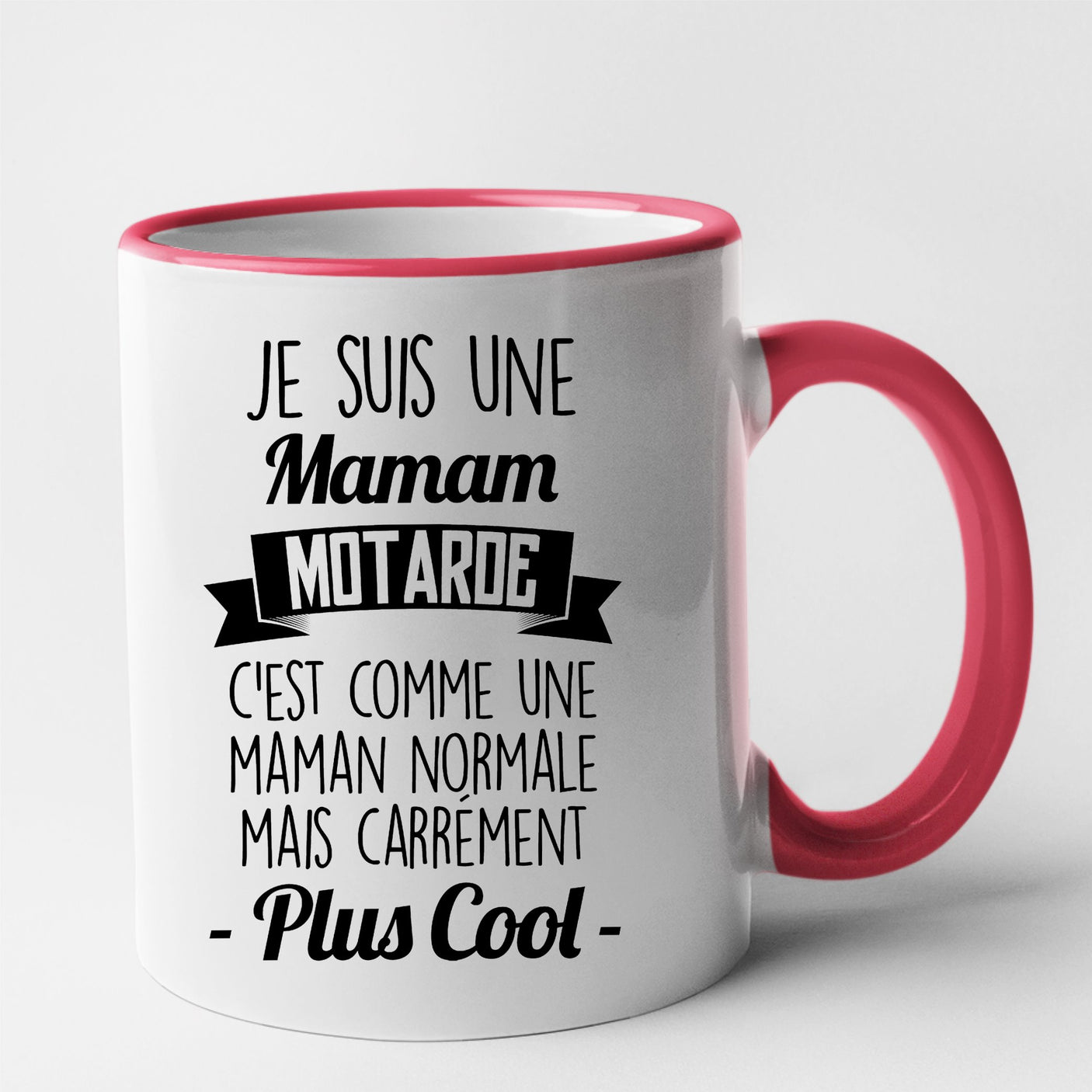 Mug Maman motarde Rouge