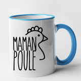 Mug Maman poule Bleu