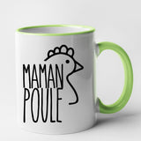 Mug Maman poule Vert