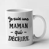 Mug Maman qui déchire Blanc