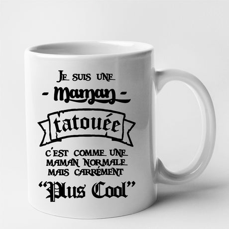 Mug Maman tatouée Blanc