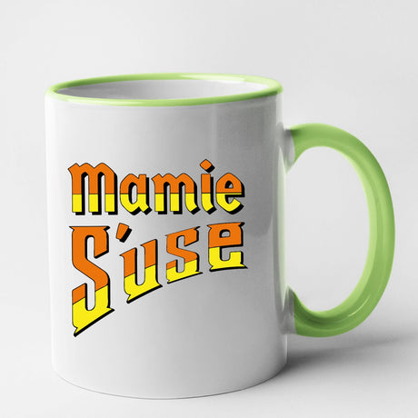 Mug Mamie s'use Vert