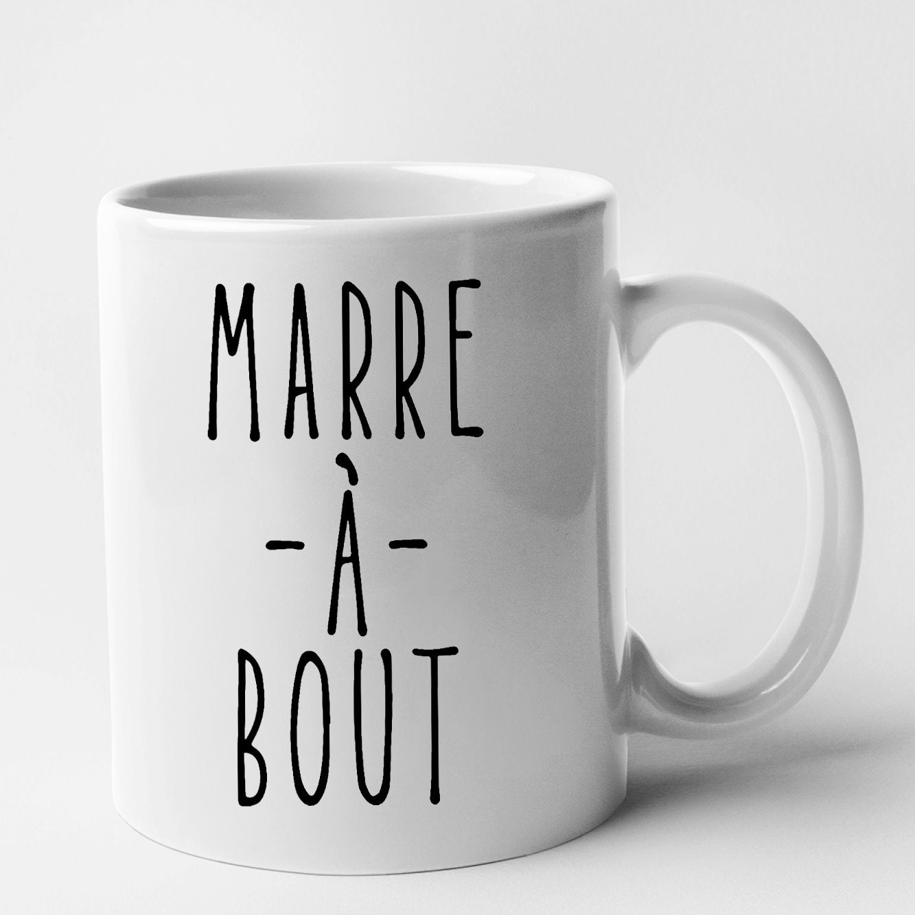 Mug Marre à bout Blanc