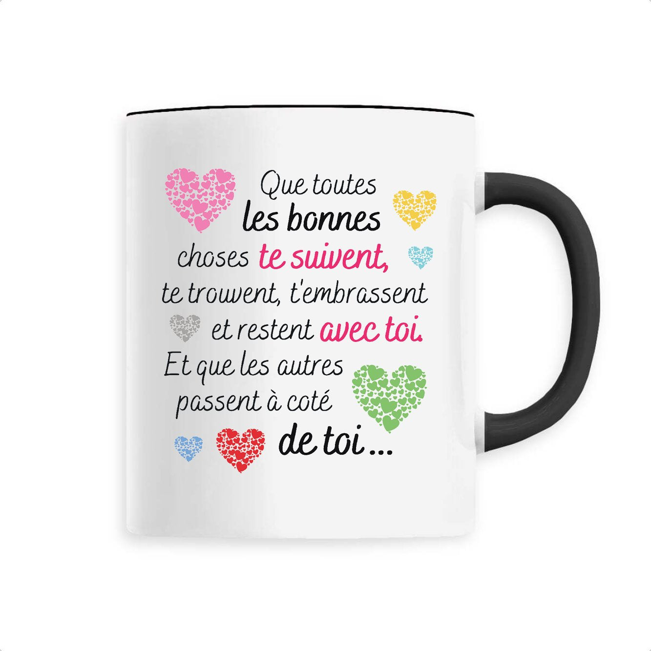 Mug Message motivant Les bonnes choses 