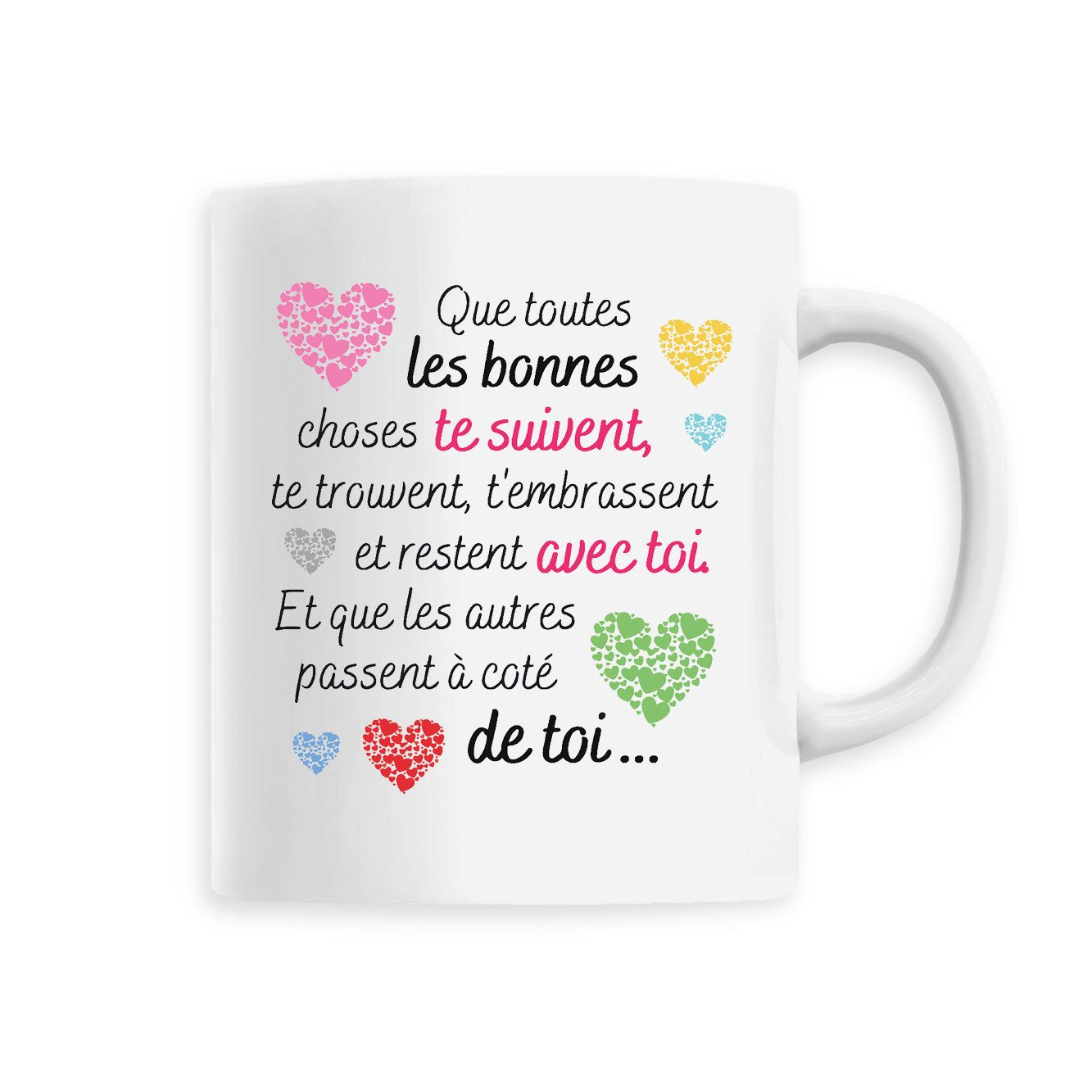 Mug Message motivant Les bonnes choses 