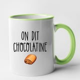 Mug On dit chocolatine Vert