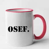 Mug OSEF On s'en fout Rouge