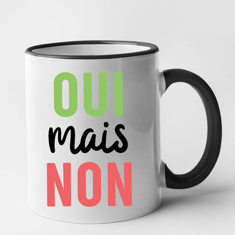 Mug Oui mais non Noir