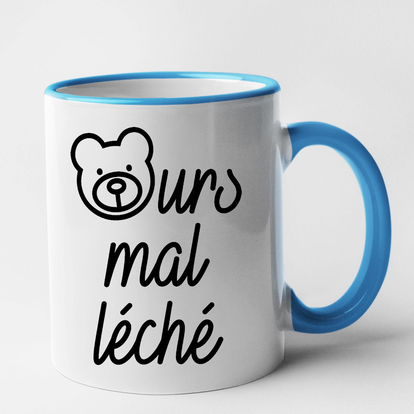 Mug Ours mal léché Bleu