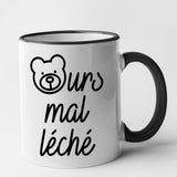 Mug Ours mal léché Noir