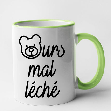 Mug Ours mal léché Vert