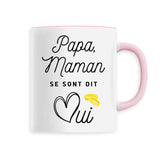 Mug Papa maman se sont dit oui 