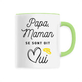 Mug Papa maman se sont dit oui 