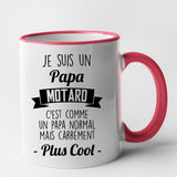 Mug Papa motard Rouge