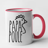 Mug Papa poule Rouge