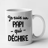 Mug Papi qui déchire Blanc