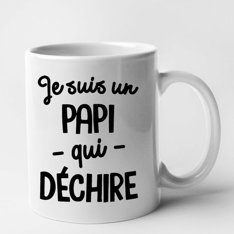 Mug Papi qui déchire Blanc