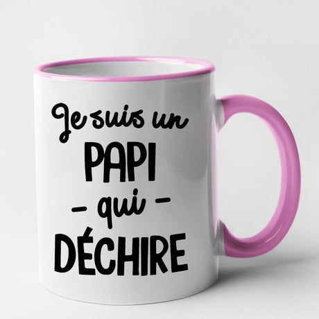 Mug Papi qui déchire Rose