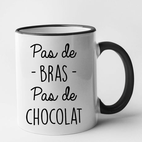 Mug Pas de bras pas de chocolat Noir