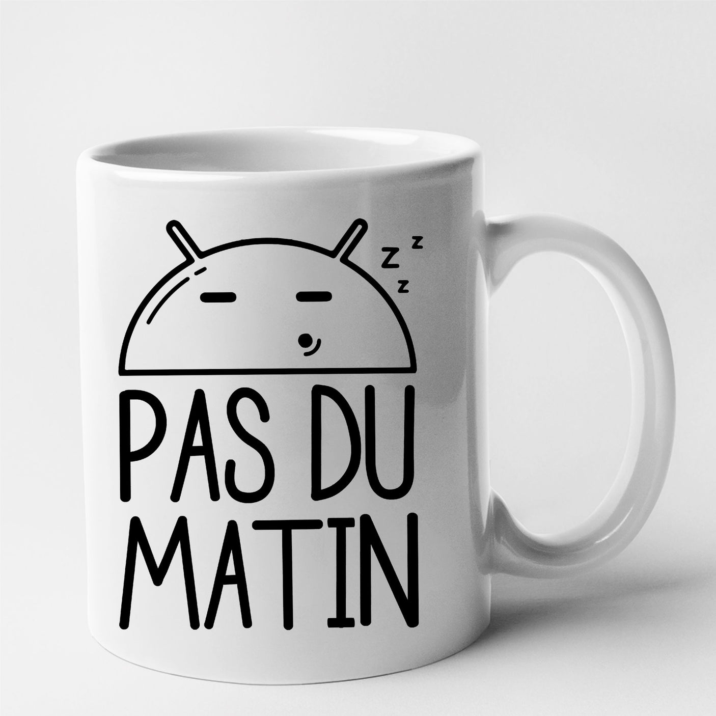 Mug Pas du matin Blanc