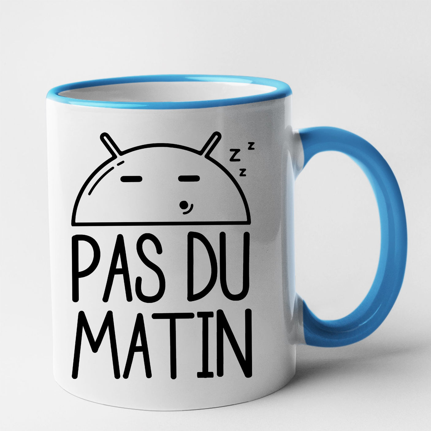 Mug Pas du matin Bleu