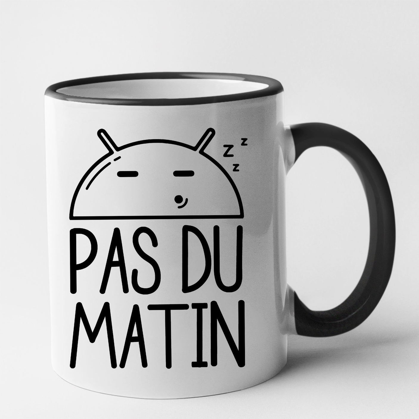 Mug Pas du matin Noir