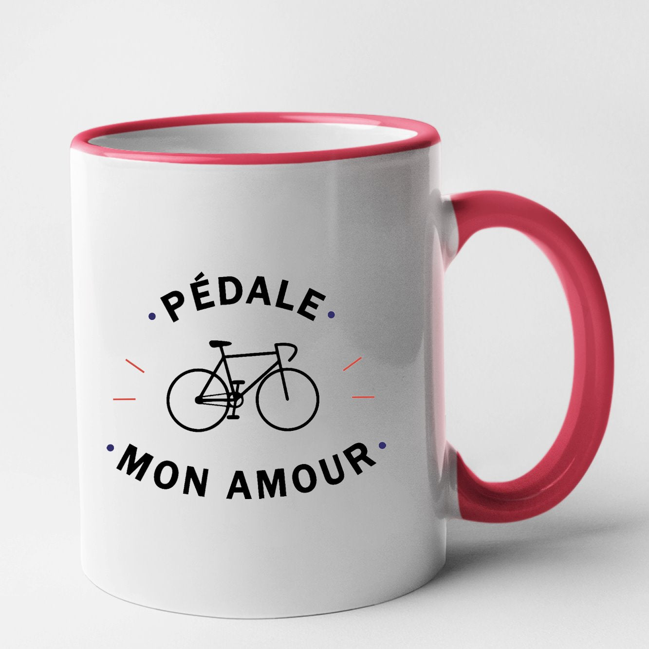 Mug Pédale mon amour Rouge