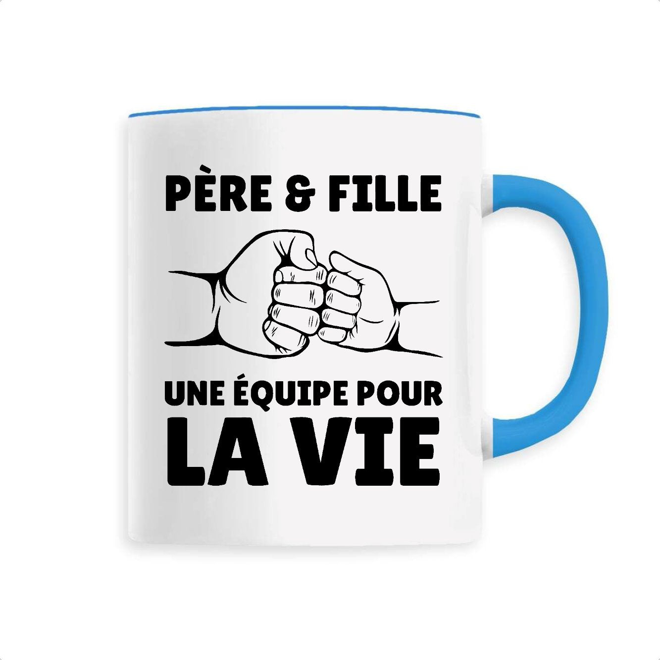 Mug Père et fille une équipe pour la vie 