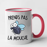 Mug Prends pas la mouche Rouge