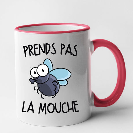 Mug Prends pas la mouche Rouge