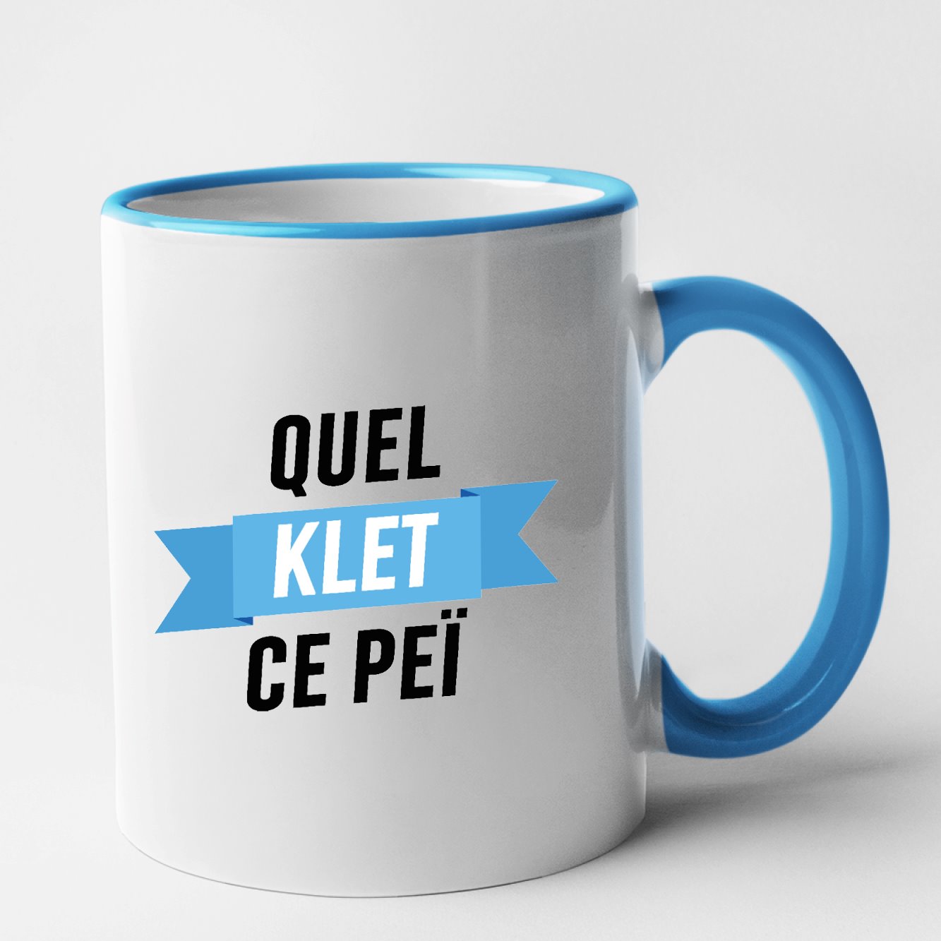 Mug Quel klet ce peï Bleu