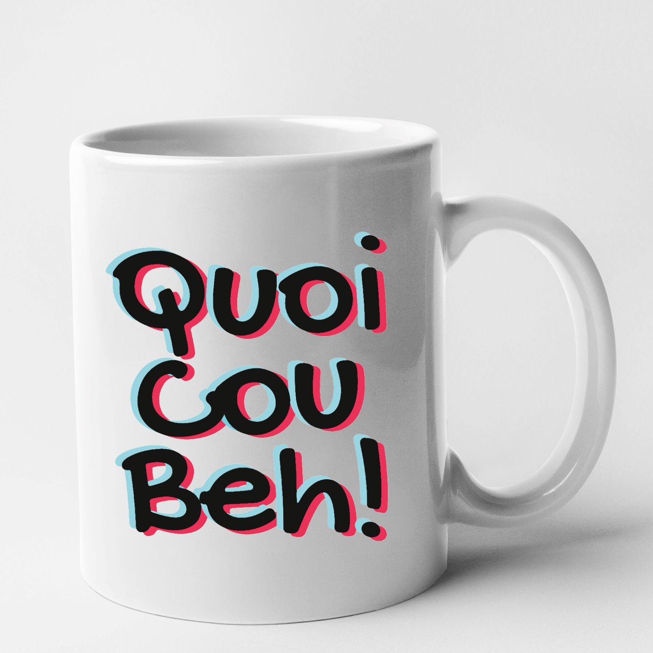 Mug Quoicoubeh Blanc