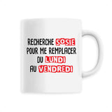 Mug Recherche sosie du lundi au vendredi 