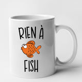 Mug Rien à fish Blanc