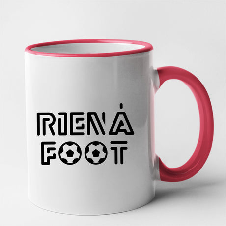 Mug Rien à foot Rouge