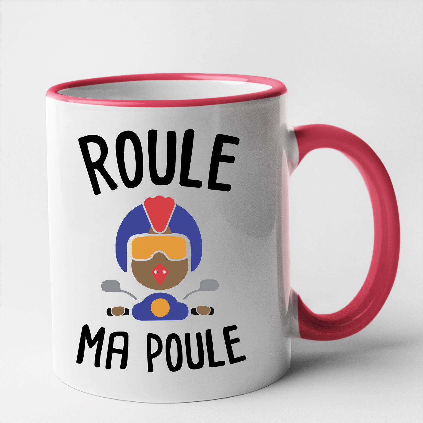 Mug Roule ma poule Rouge