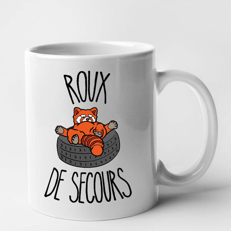 Mug Roux de secours Blanc