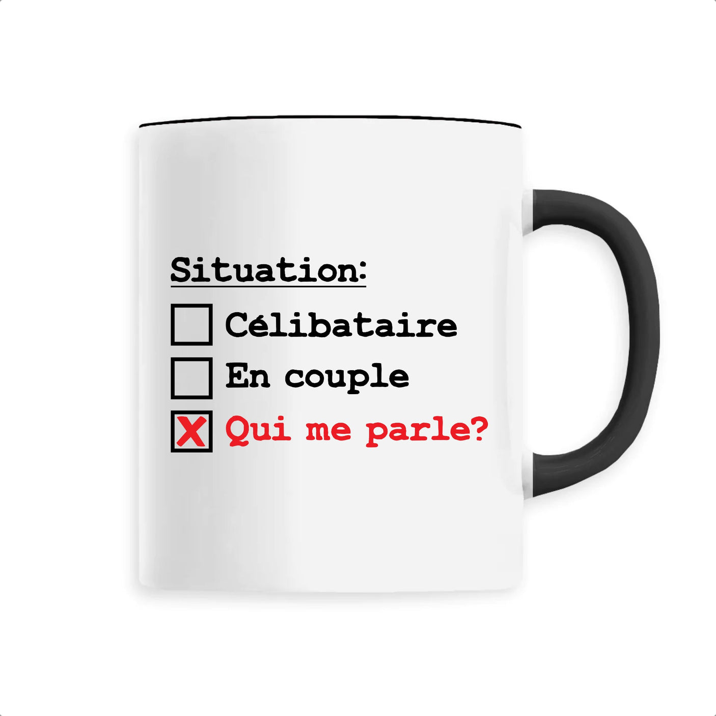 Mug Situation célibataire 