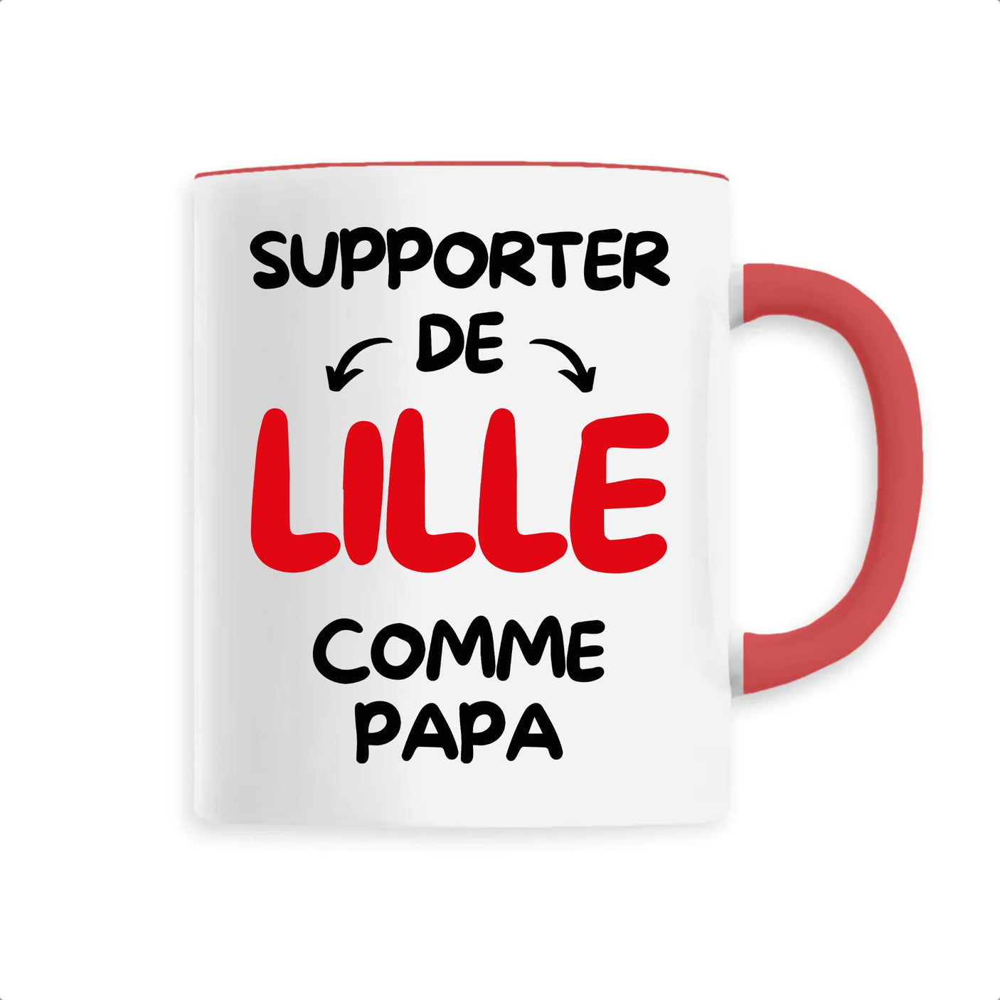 Mug Supporter de Lille comme papa 