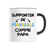 Mug Supporter de Marseille comme papa 