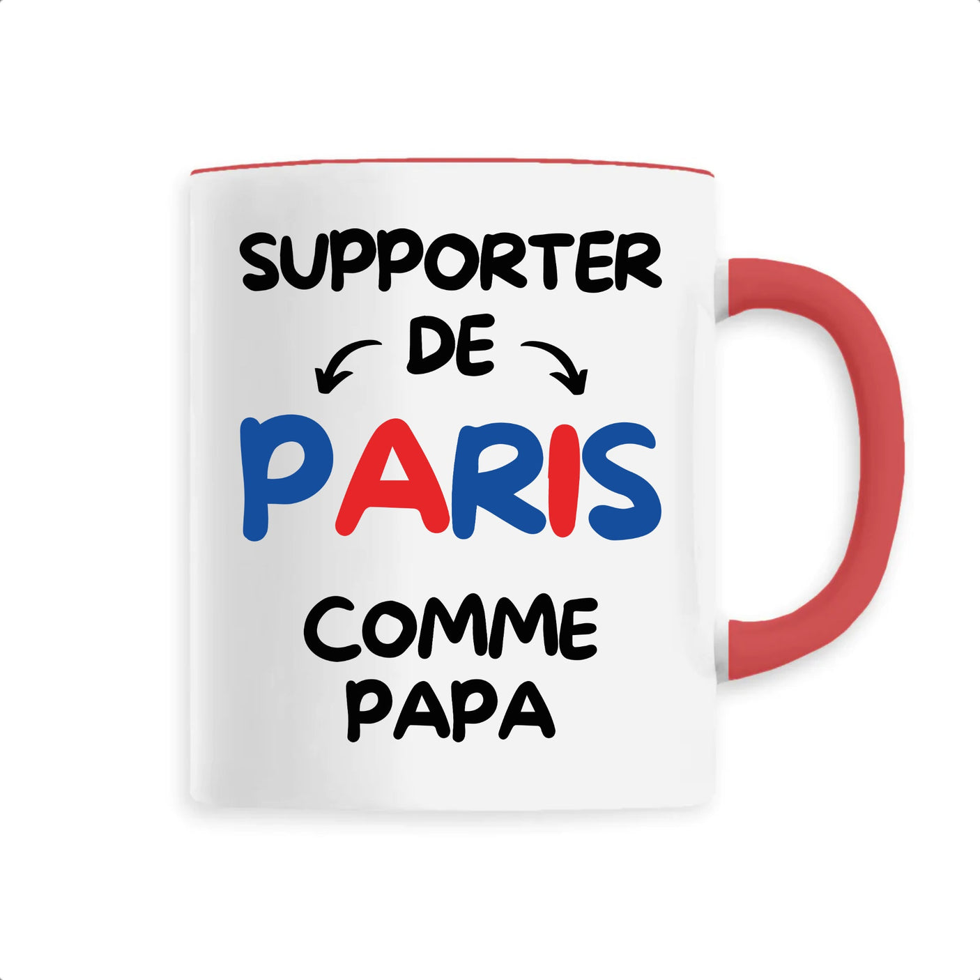 Mug Supporter de Paris comme papa 