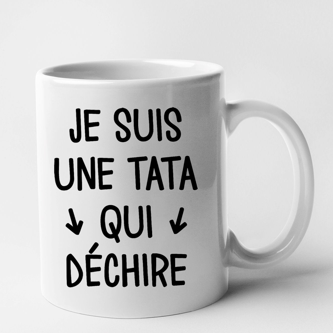 Mug Tata qui déchire Blanc