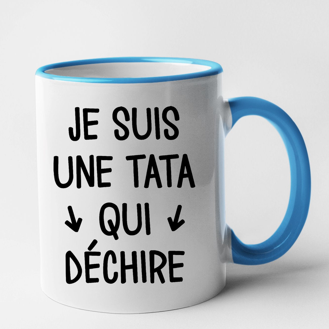 Mug Tata qui déchire Bleu