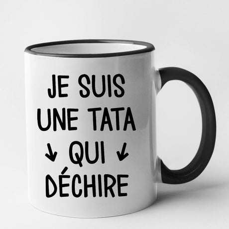 Mug Tata qui déchire Noir