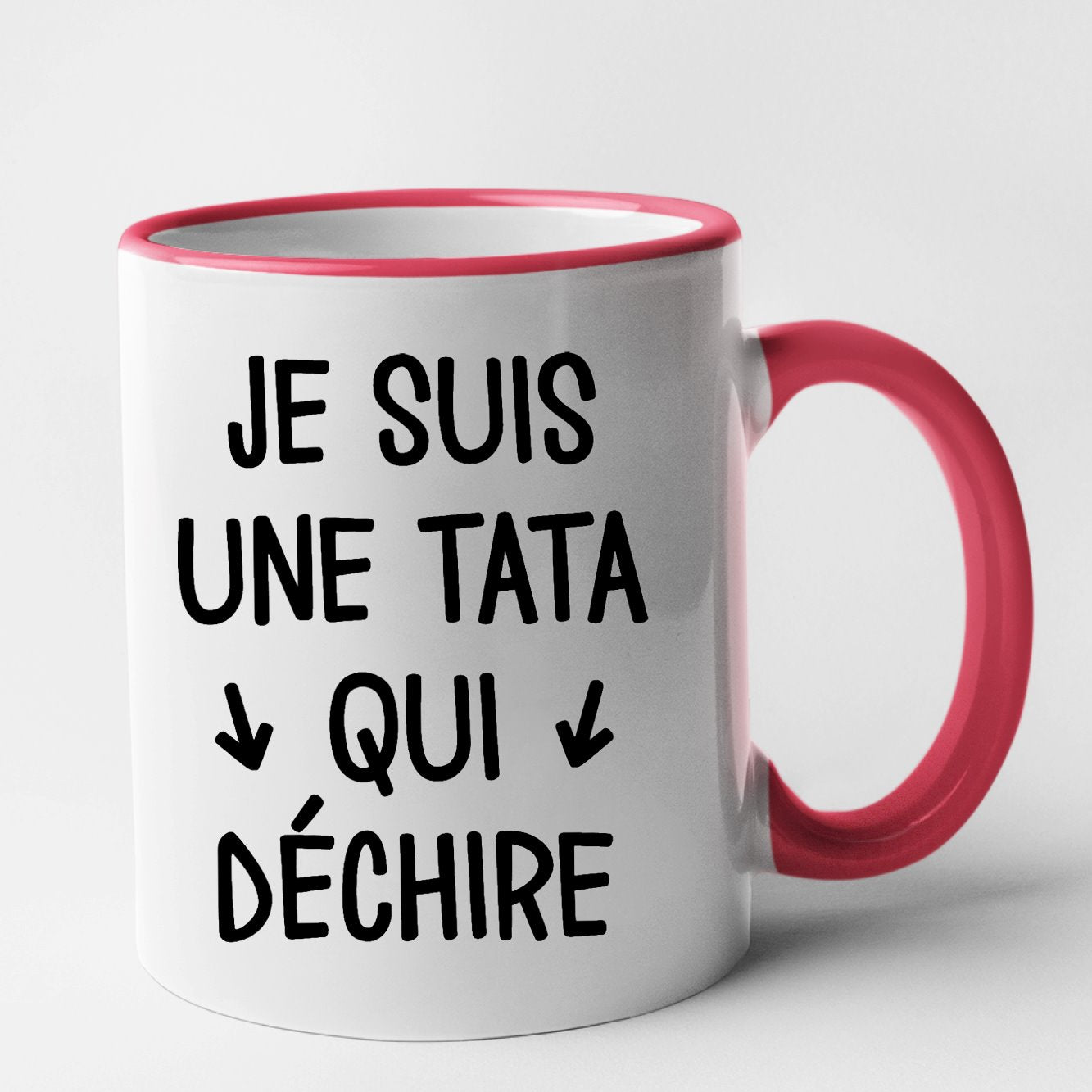 Mug Tata qui déchire Rouge