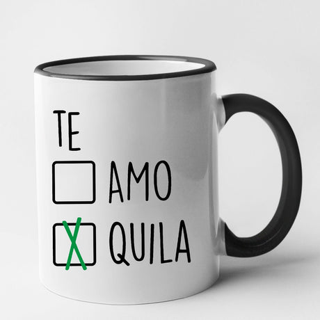 Mug Te amo tequila Noir